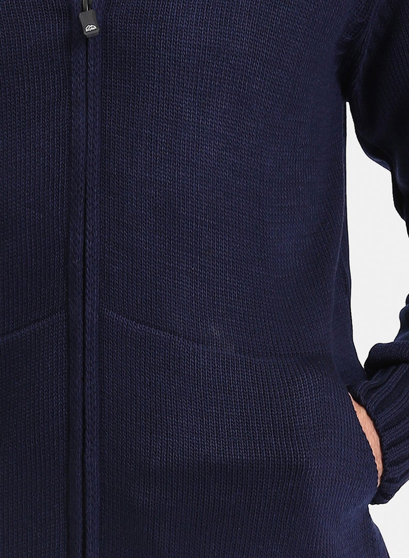 Ravin Men Zip-Up Knit Cardigan - Image 3